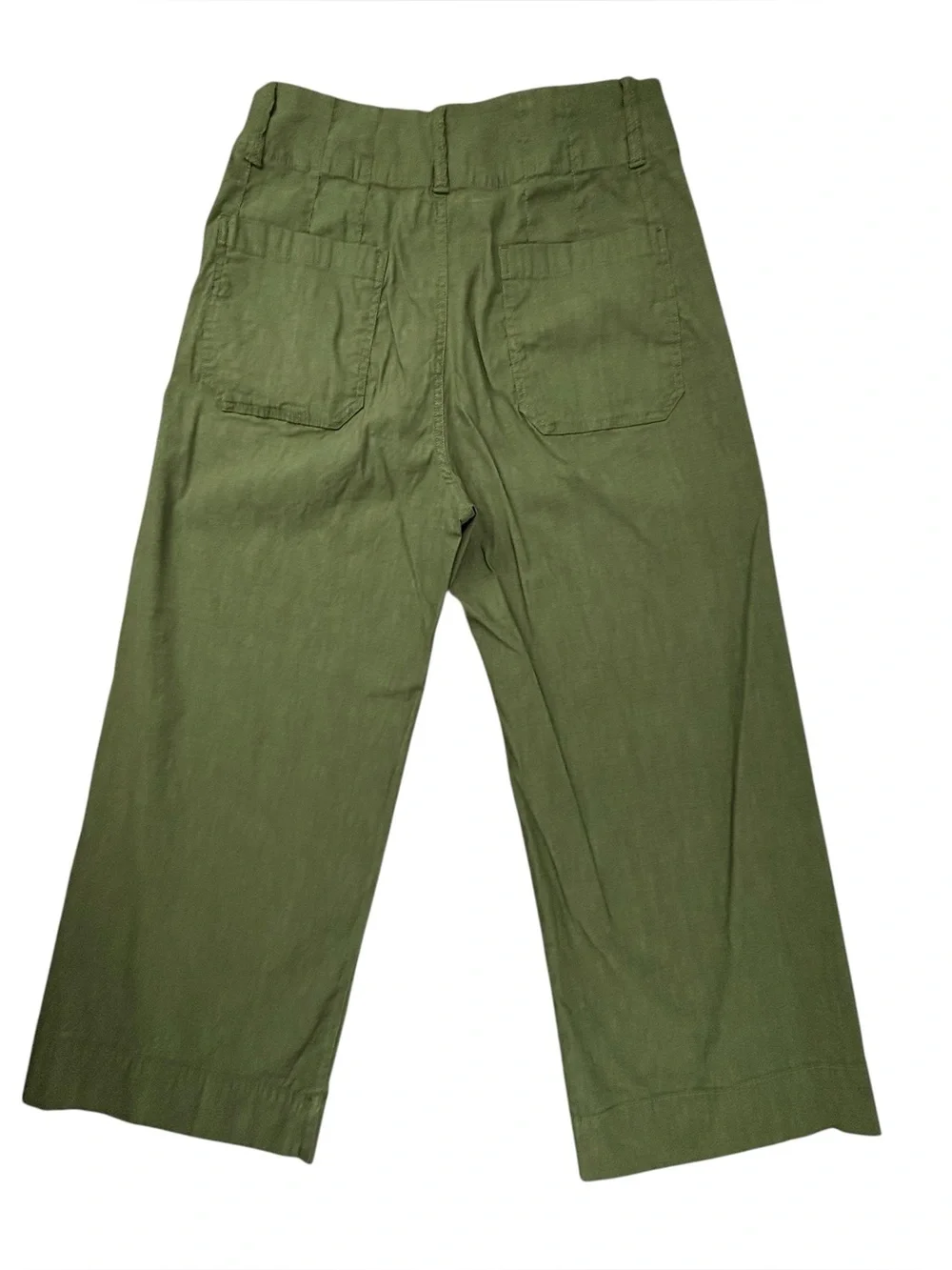 Maeve | The Collette | Linen Crop Wide Leg Pants | Size 30 - Picture 3 of 9